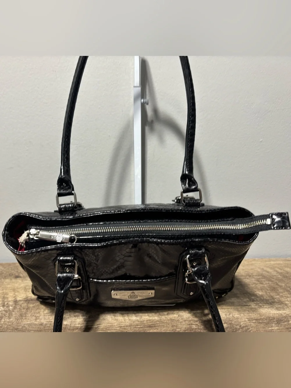 Mark Cross 1845 Collection Snakeskin Handbag